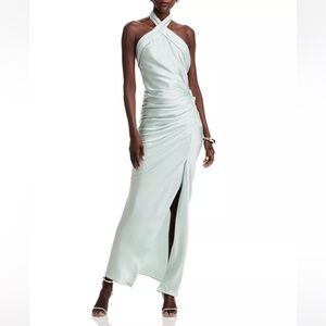 SIMKHAI Sarabella Halter Dress Powder blue size 0